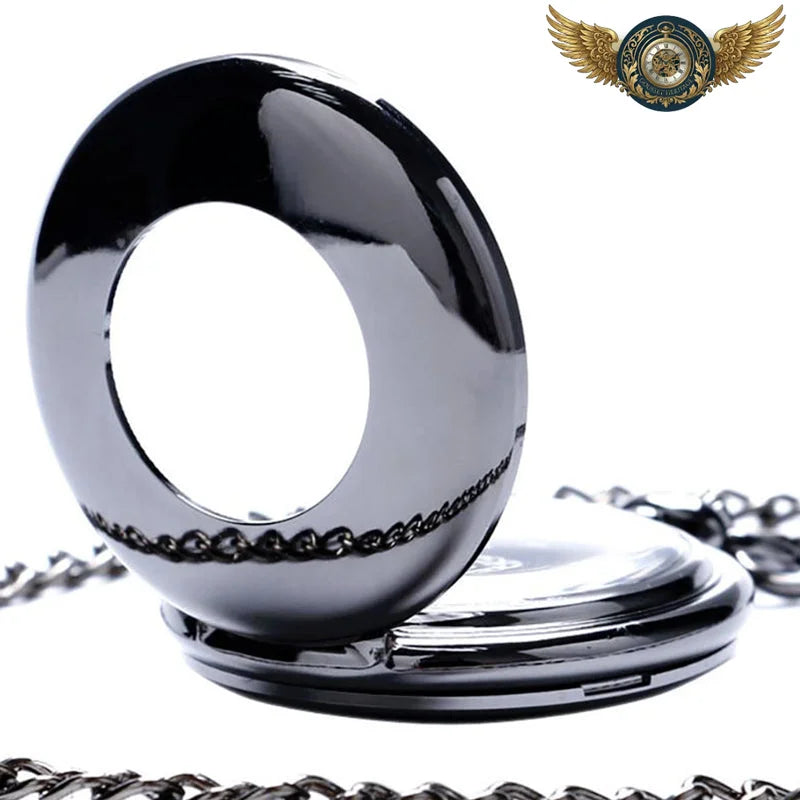 Monolithe Noir - Montre Gousset Mécanique Demi-Chasseur - Vue 8 - Gousset-heritage