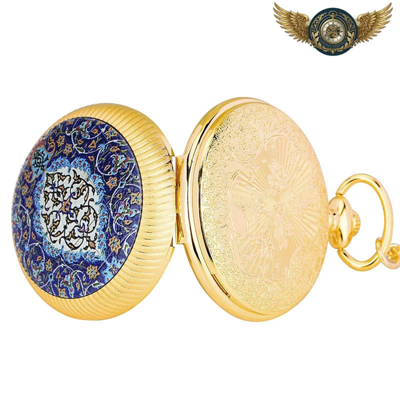 Montre Gousset Bijou Cinétique Mandala – Boîtier Chasseur Ornemental - Vue 16 - Gousset-heritage