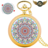 Montre Gousset Bijou Cinétique Mandala – Boîtier Chasseur Ornemental - modèle Multicolor - Gousset-heritage