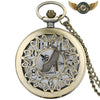 Montre Gousset Bijou « L'Escarpolette » Bronze Patiné Ajouré - Chaine pour gilet - Gousset-heritage