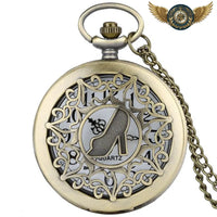 Montre Gousset Bijou « L'Escarpolette » Bronze Patiné Ajouré - Gousset-heritage