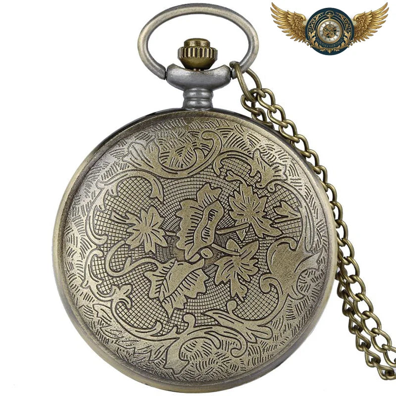 Montre Gousset Bijou « L'Escarpolette » Bronze Patiné Ajouré - Vue 2 - Gousset-heritage
