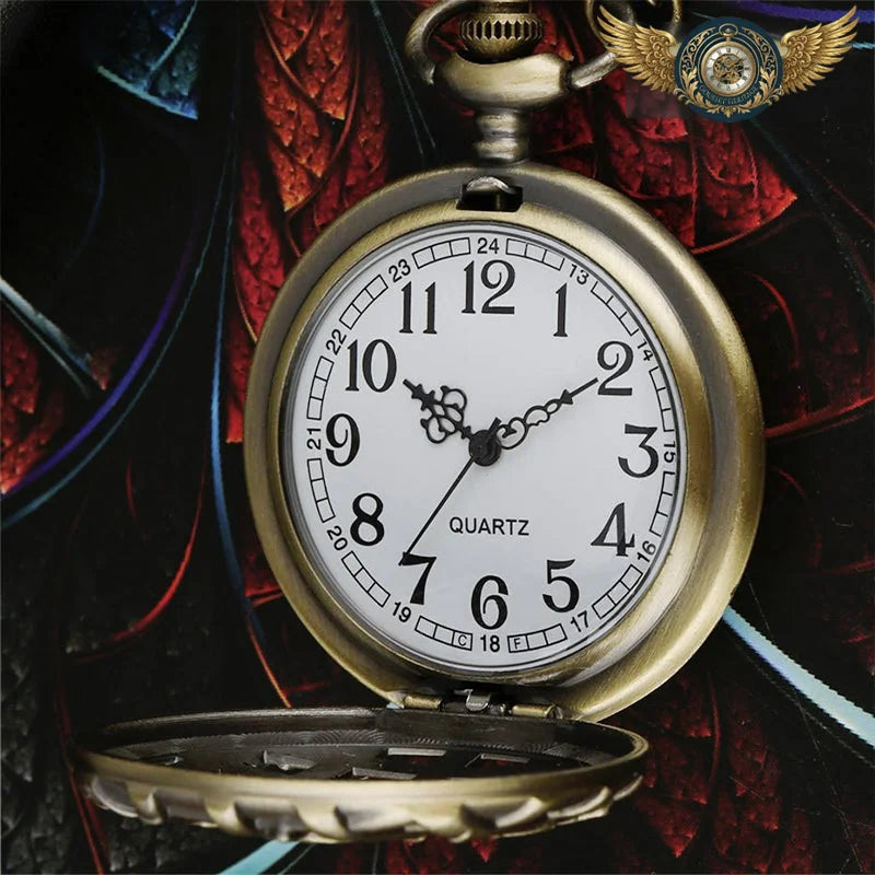 Montre Gousset Bijou « L'Escarpolette » Bronze Patiné Ajouré - Vue 4 - Gousset-heritage