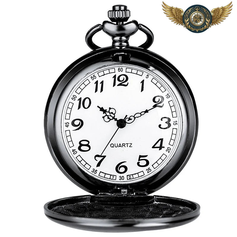 Montre Gousset Full Hunter Quartz | Design Jungle & Feuillage Tropical