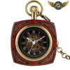 Montre Gousset Mécanique Bois Précieux | Style Cabinet de Curiosités. - Vue 1 - Gousset-heritage