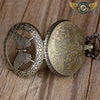 Montre Gousset Ornementée Papillon | Bronze Antique & Chaîne Sautoir - Vue 4 - Gousset-heritage