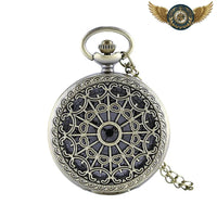 Montre Gousset Quartz Gravée 48mm Chasseur Style Art Nouveau - Gousset-heritage