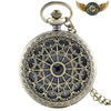 Montre Gousset Quartz Gravée 48mm Chasseur Style Art Nouveau - Bronze - Gousset-heritage