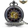 Montre Gousset Squelette Mécanique - Dragon Phénix, Acier Noir - Vue 13 - Gousset-heritage