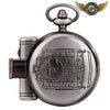 Montre Gousset Steampunk Le Fondeur | Boîtier Chasseur Noir - Vue 4 - Gousset-heritage