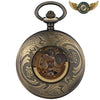 Montre à gousset automatique bronze lumineuse chasseur - Vue 3 - Gousset-heritage