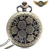 Montre de Poche L'Arcadia - Boîtier Chasseur Floral Bronze Antique - Noir - Gousset-heritage