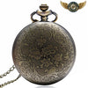 Montre de Poche L'Arcadia - Boîtier Chasseur Floral Bronze Antique - Vue 5 - Gousset-heritage