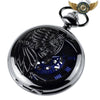 Montre de Poche Le Phénix - Mécanique Squelette Chasseur Noir - Vue 4 - Gousset-heritage