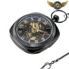 Néo-Dandy - Montre Gousset Mécanique Squelette Noir 43mm - Vue 2 - Gousset-heritage