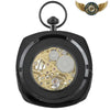 Néo-Dandy - Montre Gousset Mécanique Squelette Noir 43mm - Vue 3 - Gousset-heritage