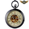 Nighthawk - Montre de Poche Automatique Squelette Noire - Vue 5 - Gousset-heritage