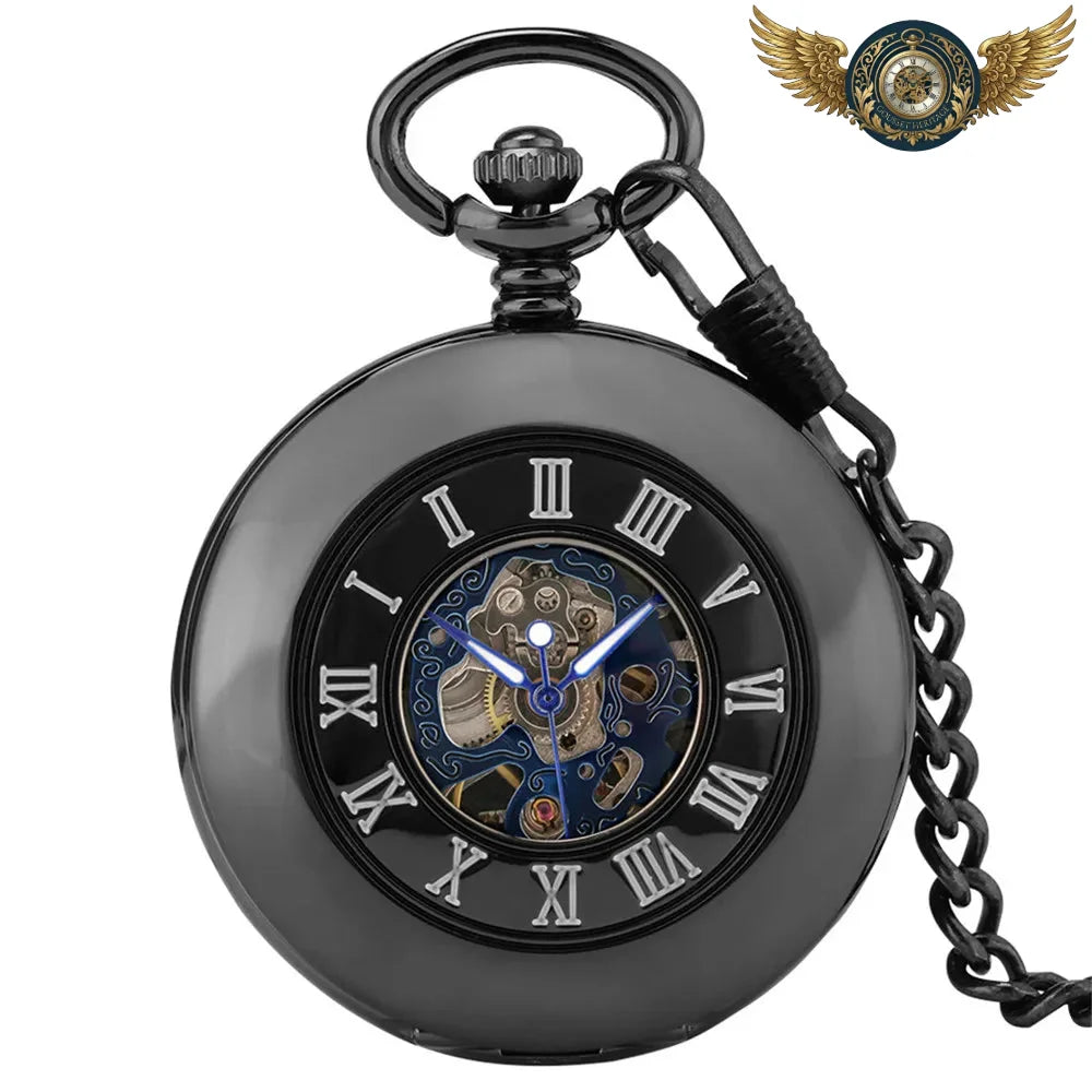 Nocturne Calibre Apparent - Gousset Demi-Chasseur Gunmetal - Vue 2 - Gousset-heritage
