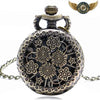 Pendentif Gousset Rétro Bronze - Clapet Filigrane Floral Quartz - Vue 1 - Gousset-heritage