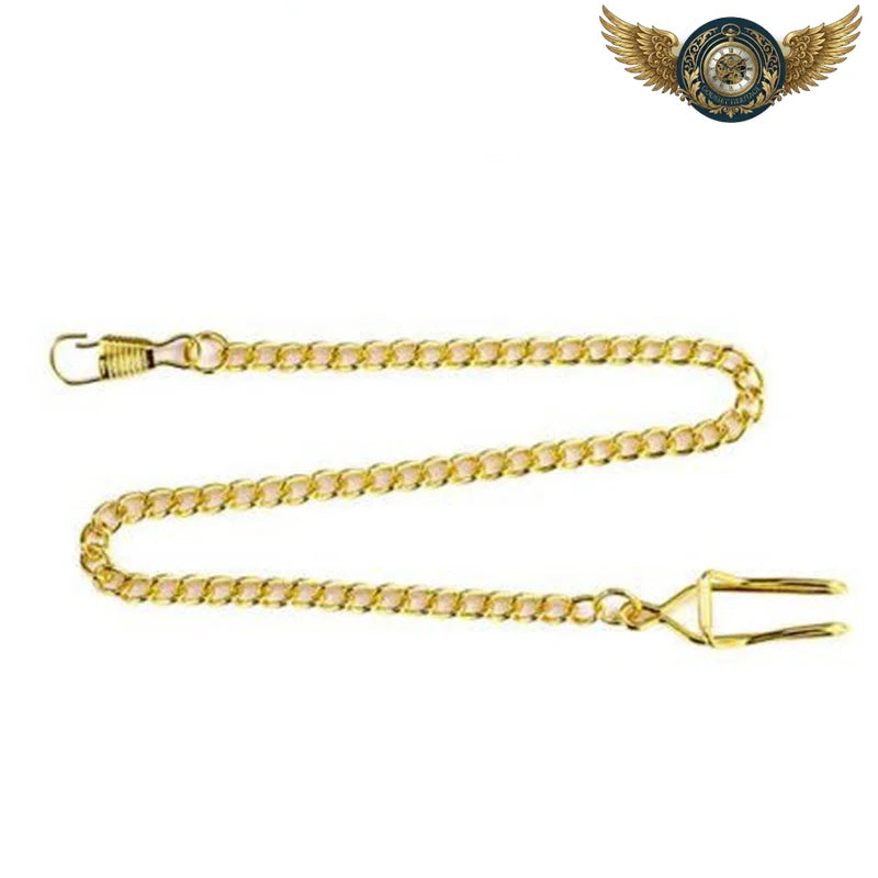 Pendentif Montre de Poche Doré Zircon & Émaux | Quartz - Vue 7 - Gousset-heritage