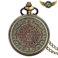 Relique Cosmique - Montre Pendentif Gousset Chasseur Quartz Bronze - Gousset-heritage