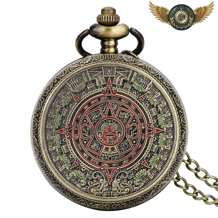 Relique Cosmique - Montre Pendentif Gousset Chasseur Quartz Bronze - A - Gousset-heritage