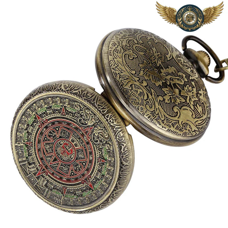 Relique Cosmique - Montre Pendentif Gousset Chasseur Quartz Bronze - Vue 4 - Gousset-heritage