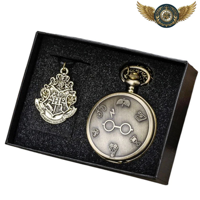 Relique d'Académie - Montre Gousset Chasseur Bronze Patiné - Vue 1 - Gousset-heritage