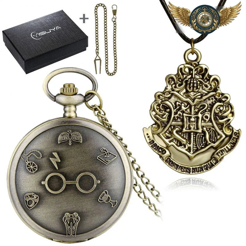 Relique d'Académie - Montre Gousset Chasseur Bronze Patiné - Vue 3 - Gousset-heritage