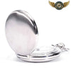Savonnette Le Dandy - Montre de Poche Quartz Acier Lisse - Vue 1 - Gousset-heritage