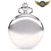 Savonnette Le Dandy - Montre de Poche Quartz Acier Lisse - Vue 2 - Gousset-heritage