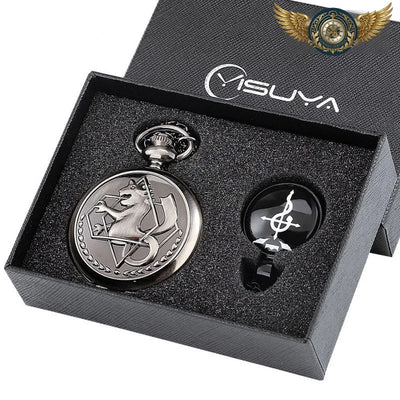 Acheter Talisman Argent Noirci - Montre Gousset Hunter Gravée Quartz 45mm - Gousset-heritage